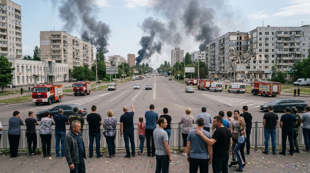 Kryvyi Rih fue escenario de un doble ataque ruso