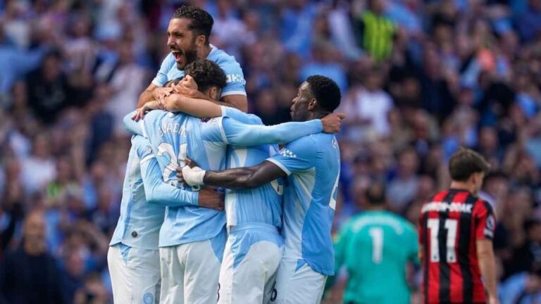 Manchester City remontó a Bournemouth en el inicio de la Premier League