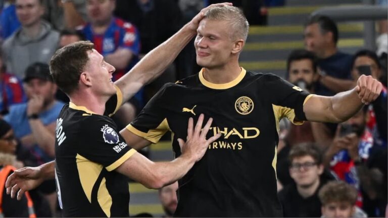 Manchester City goleó 4-1 a Crystal Palace
