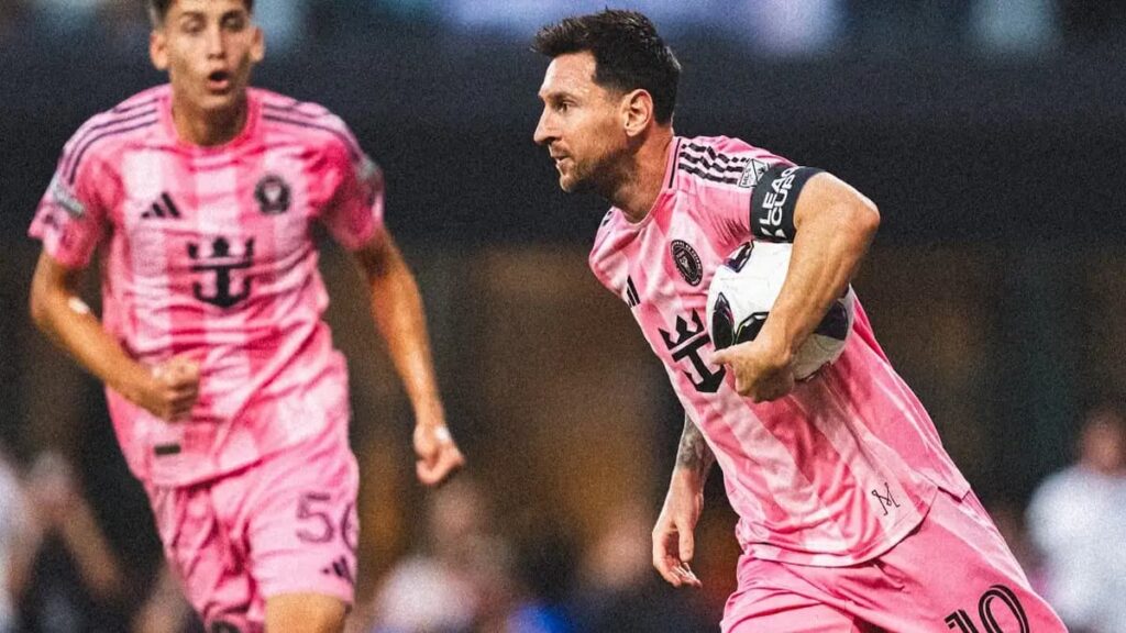 Messi brilló con dos goles y una asistencia en el triunfo de Inter Miami por la Leagues Cup