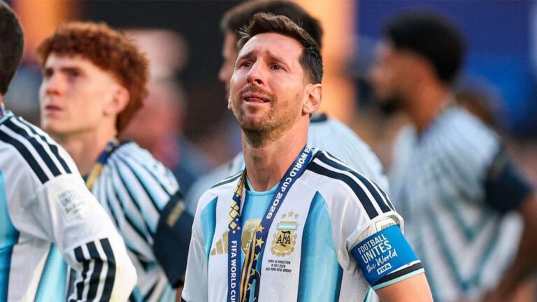 Lionel Messi anunció su retiro de la Selección Argentina