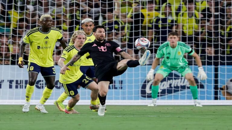 Nashville goleó 4-1 a Inter Miami por la MLS