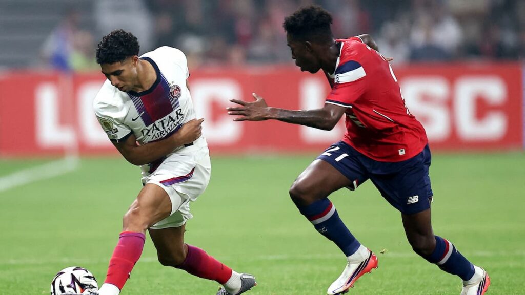 PSG remontó un 0-2 ante Lille y rescató un empate sobre el final