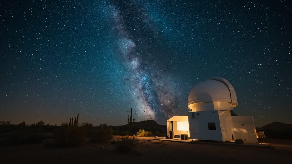 Telescopio utilizado para las observaciones del proyecto DESI