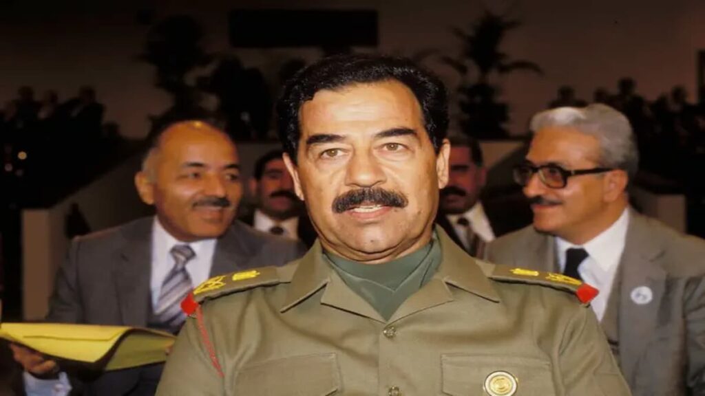 El expresidente iraquí Saddam Hussein