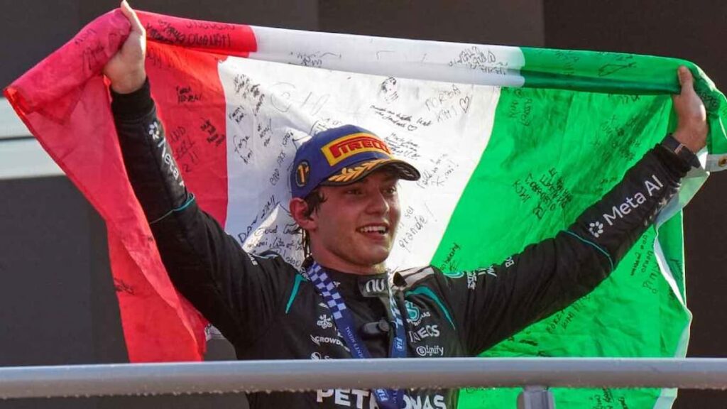 Kimi Antonelli ganó en Monza y consiguió una victoria histórica ante los tifosi