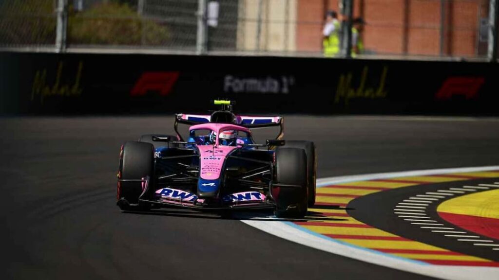 Franco Colapinto durante la carrera del GP de España