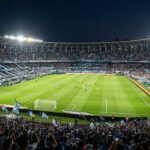 Estadio de fútbol argentino preparado para competencias oficiales