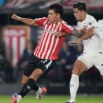 Estudiantes y Corinthians durante la Copa Libertadores