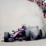 Franco Colapinto durante el Gran Premio de Italia en Monza