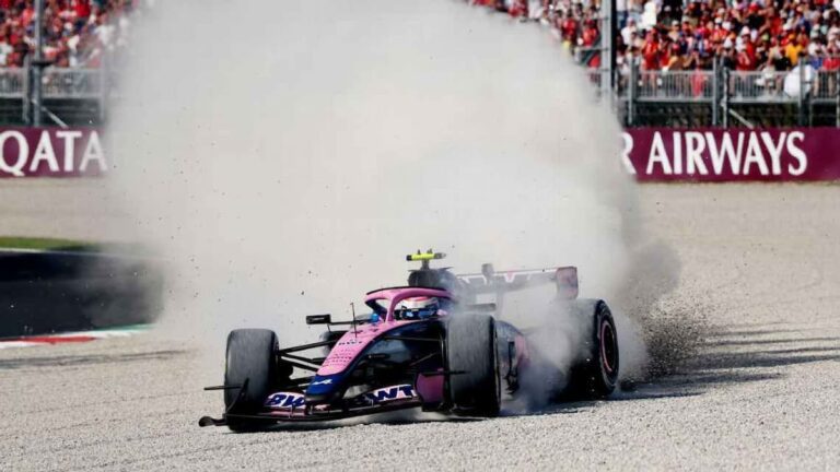 Franco Colapinto durante el Gran Premio de Italia en Monza