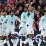 Gonçalo Ramos festeja el triunfo de Portugal
