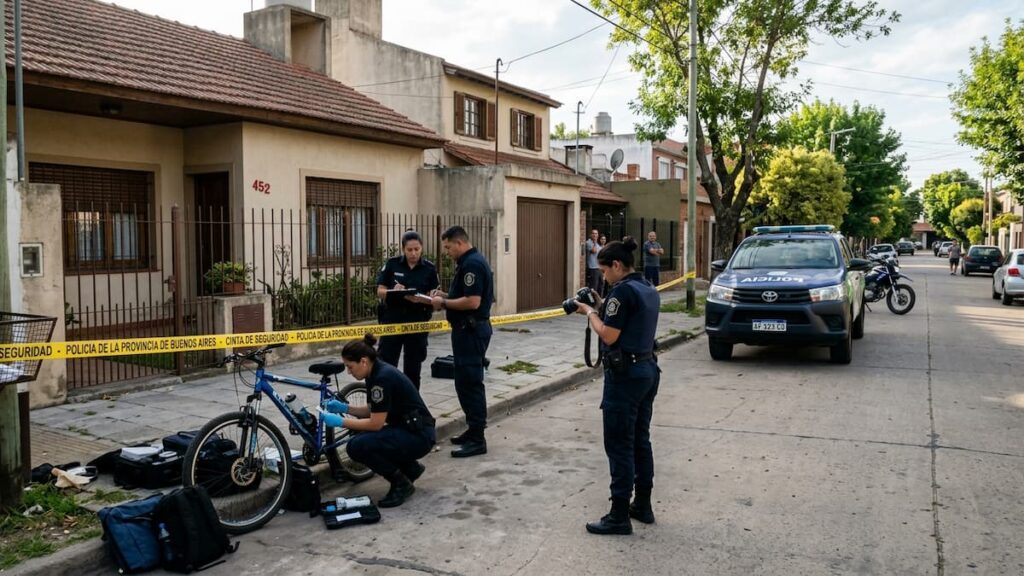 Investigación policial por el crimen ocurrido en Ituzaingó