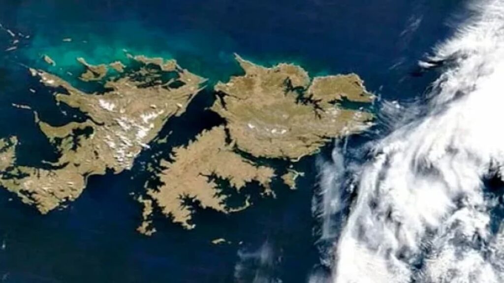 Islas Malvinas en el Atlántico Sur