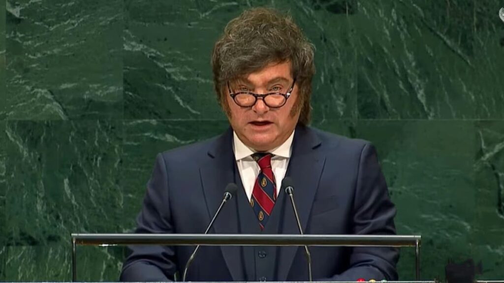 Milei cuestionó a la ONU en la Asamblea y reclamó por Malvinas