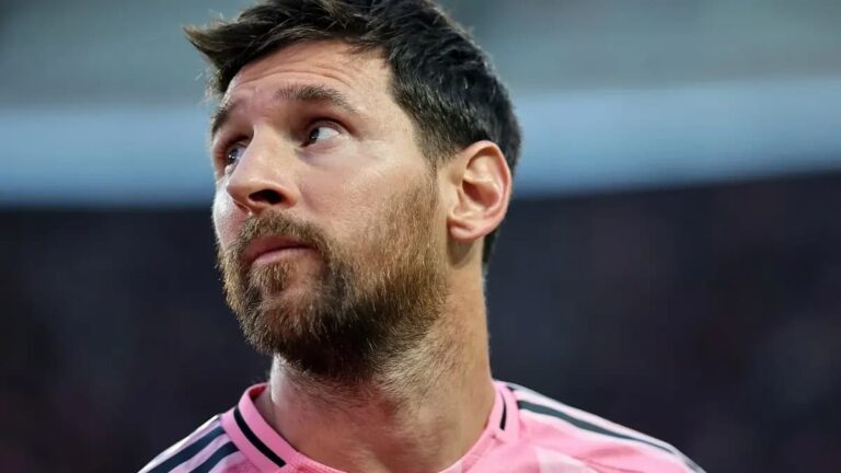 Lionel Messi durante el partido entre Inter Miami y Atlanta United