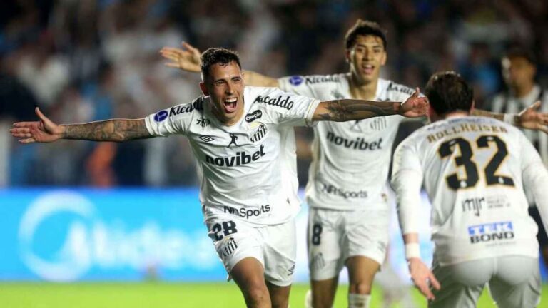 Santos ante Atlético Mineiro por la Copa Sudamericana