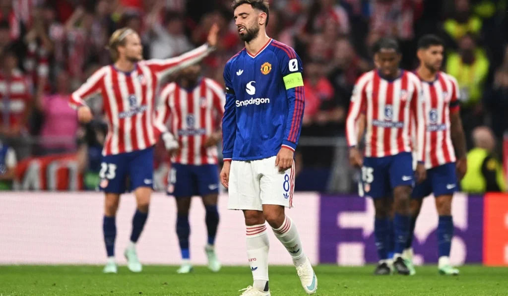 Atlético Madrid derrotó 2 a 0 a Manchester United
