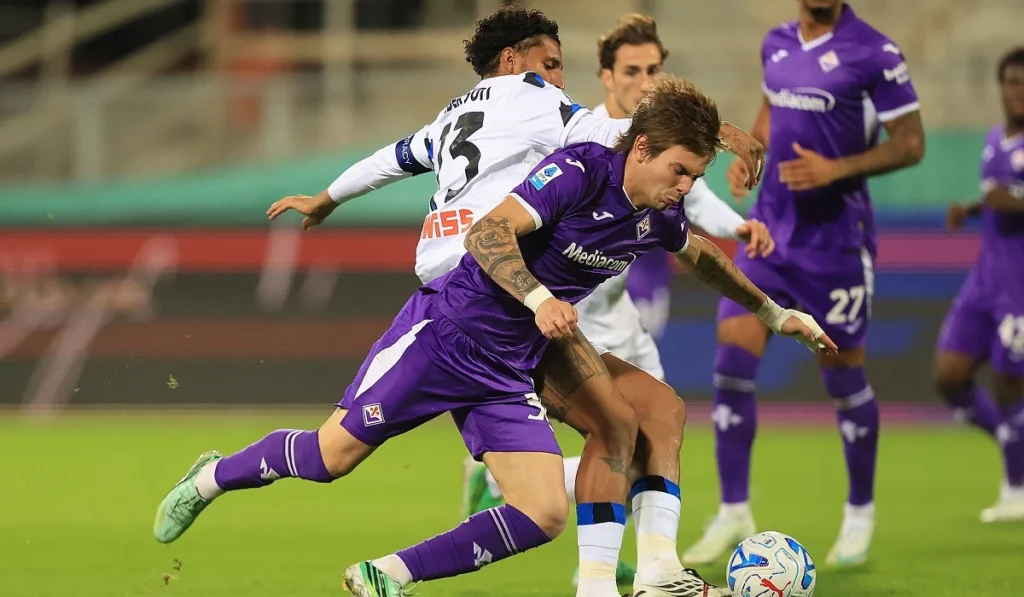 Empate entre Fiorentina y Atalanta por la Serie A
