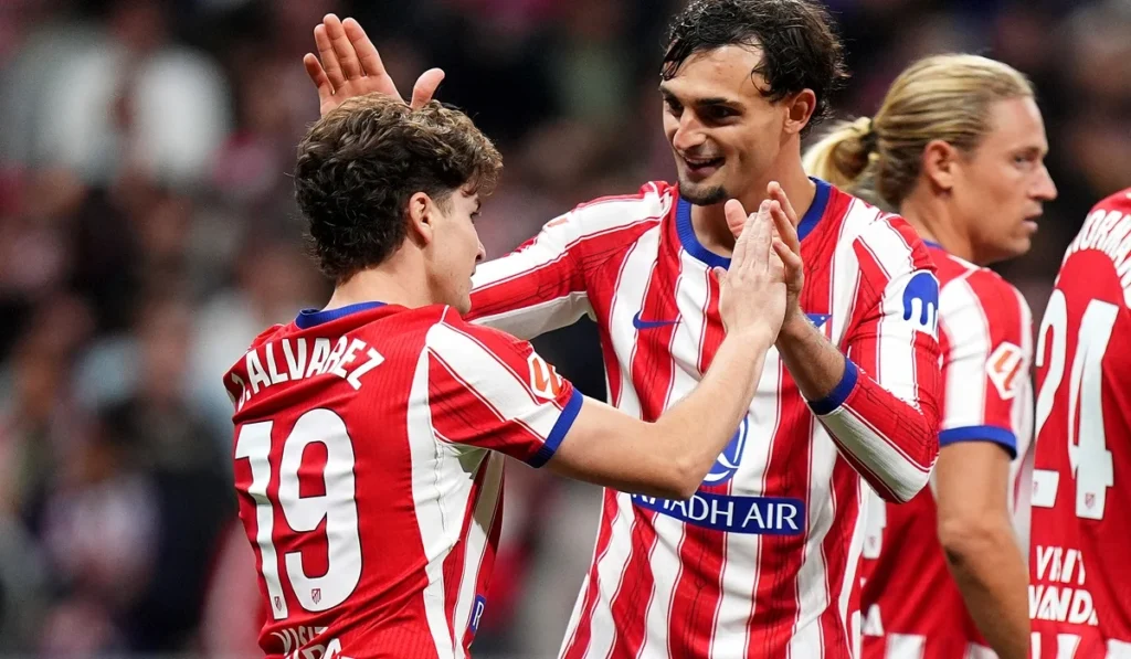 Julián Álvarez convirtió otra vez para Atlético de Madrid por LaLiga