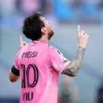 Lionel Messi festejo su gol