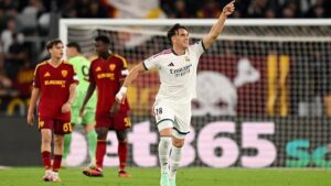 El Merengue sufría un duro revés en el plano internacional pero finalmente rescataron un 4 a 3 ante los Giallorossi