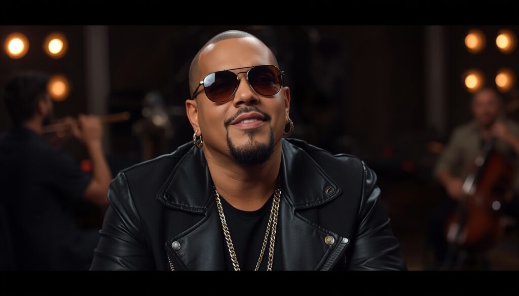 Daddy Yankee en un evento de la industria musical