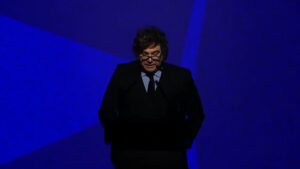 Javier Milei encabeza la cena anual de la Fundación Faro en Puerto Madero