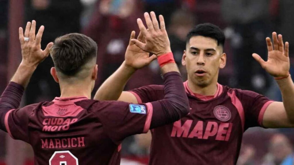 Lanús celebra su victoria ante Vélez por el Torneo Clausura 2026