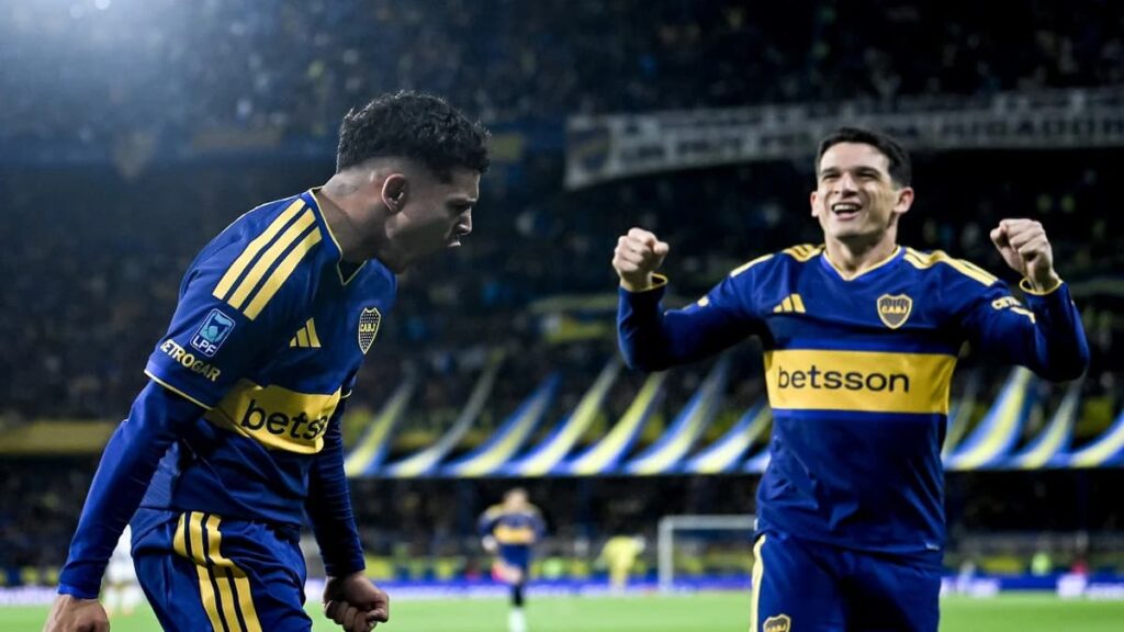 Boca le dio vuelta el partido a Talleres y alcanzó la cima de la Tabla Anual