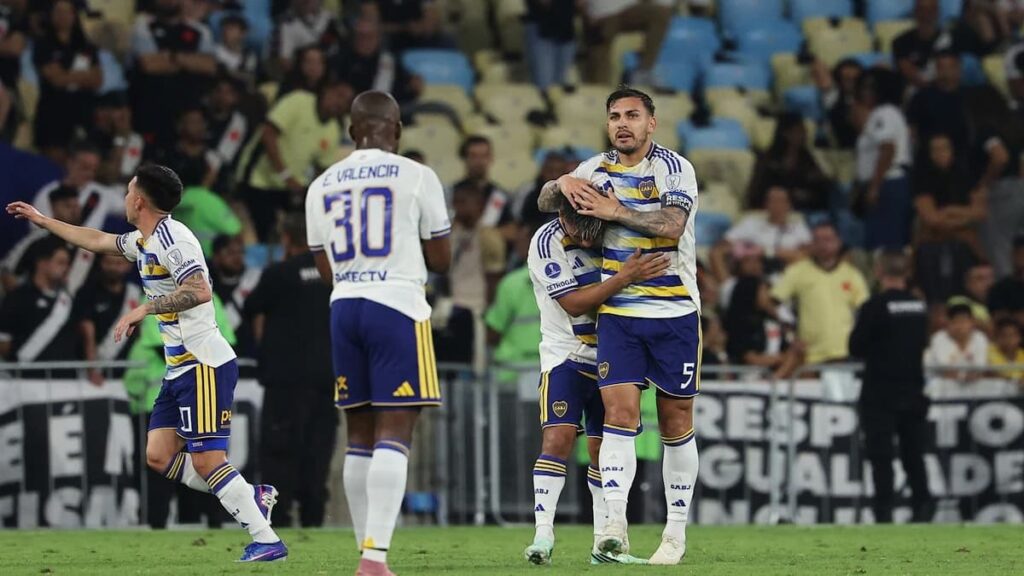 Boca venció 3-1 a Vasco da Gama en el Maracaná y jugará la final de la Sudamericana