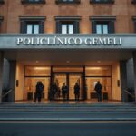 Fachada del Policlínico Gemelli en Roma