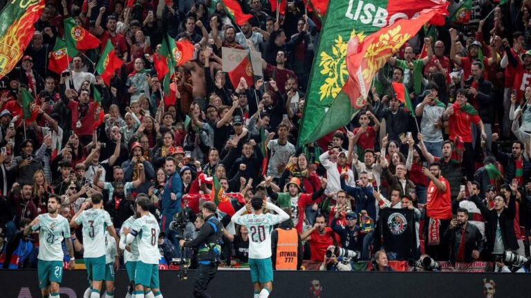 Portugal celebra ante Dinamarca por la Nations League