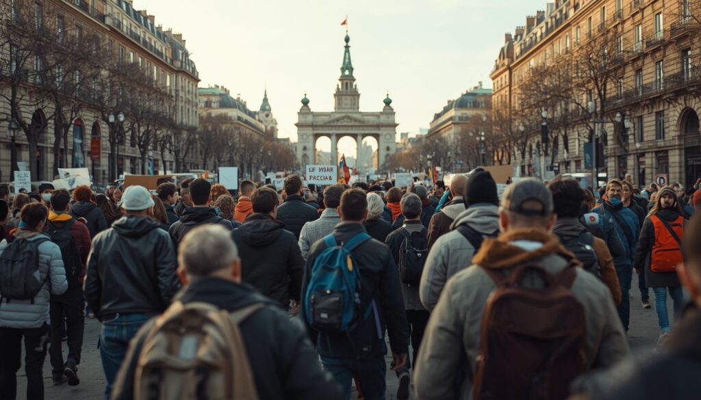 Movilizaciones sociales por la vivienda en la Puerta del Sol