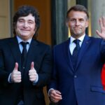 Encuentro bilateral entre Javier Milei y Emmanuel Macron en el Palacio del Elíseo