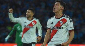 River goleó 3-0 a Belgrano en Córdoba por el Torneo Clausura Tomás Galván festeja el primer gol de River ante Belgrano en Córdoba